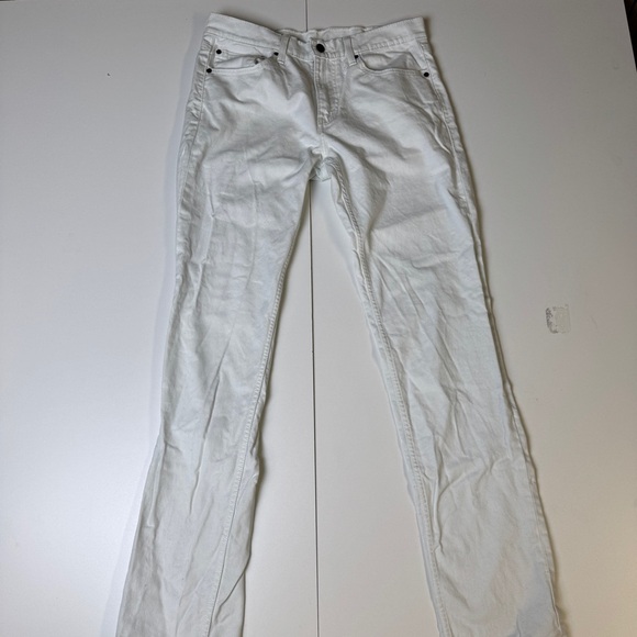 Levi’s White Straight-Leg Jeans - Picture 1 of 4
